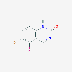 molecular formula C8H4BrFN2O B3032083 6-bromo-5-fluoroquinazolin-2(1H)-one CAS No. 1036756-06-5