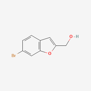 molecular formula C9H7BrO2 B3032108 (6-Bromobenzofuran-2-yl)methanol CAS No. 1089682-06-3
