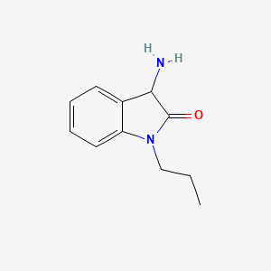 molecular formula C11H14N2O B3032116 3-Amino-1-propylindolin-2-one CAS No. 1105068-65-2