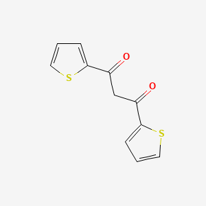molecular formula C11H8O2S2 B3032133 1,3-Di(thiophen-2-yl)propane-1,3-dione CAS No. 1138-14-3