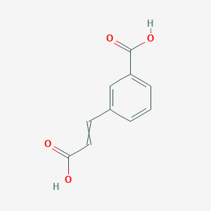 molecular formula C10H8O4 B3032144 Benzoic acid, 3-[(1E)-2-carboxyethenyl]- CAS No. 115974-98-6