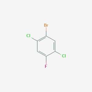 molecular formula C6H2BrCl2F B3032147 1-Bromo-2,5-dichloro-4-fluorobenzene CAS No. 1160573-74-9