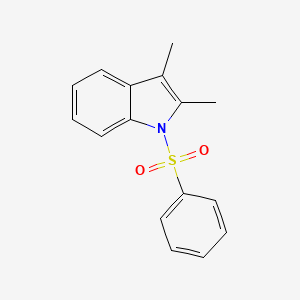 molecular formula C16H15NO2S B3032149 2,3-dimethyl-1-(phenylsulfonyl)-1H-indole CAS No. 116325-48-5
