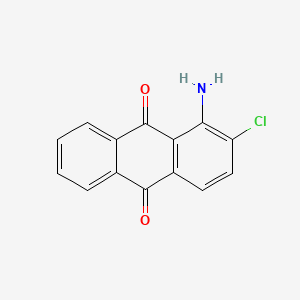 molecular formula C14H8ClNO2 B3032151 1-amino-2-chloroanthracene-9,10-dione CAS No. 117-07-7