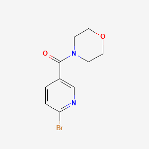 molecular formula C10H11BrN2O2 B3032155 (6-Bromopyridin-3-YL)(morpholino)methanone CAS No. 1180131-60-5