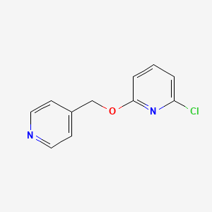 molecular formula C11H9ClN2O B3032159 2-Chloro-6-(pyridin-4-ylmethoxy)pyridine CAS No. 1184914-75-7