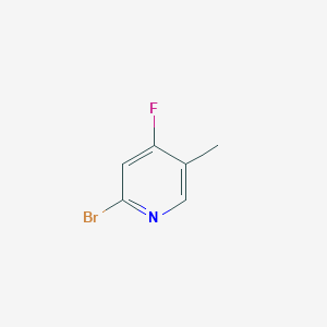 molecular formula C6H5BrFN B3032182 2-Bromo-4-fluoro-5-methylpyridine CAS No. 1211537-29-9