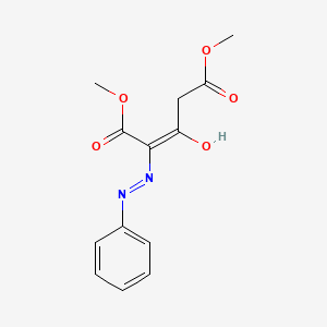 molecular formula C13H14N2O5 B3032186 Dimethyl 3-oxo-2-(2-phenylhydrazono)pentanedioate CAS No. 121582-45-4