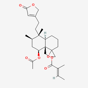 molecular formula C27H38O7 B3032212 Ajugacumbin A CAS No. 124961-66-6