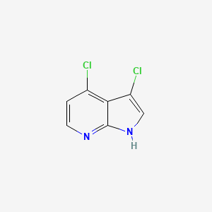 molecular formula C7H4Cl2N2 B3032224 3,4-Dichloro-1H-pyrrolo[2,3-b]pyridine CAS No. 1262408-75-2