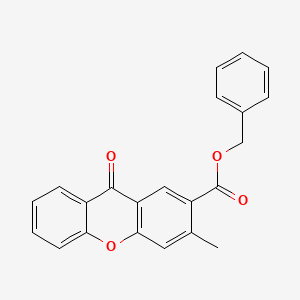 molecular formula C22H16O4 B3032234 benzyl 3-methyl-9-oxo-9H-xanthene-2-carboxylate CAS No. 1281872-32-9