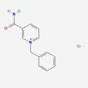 molecular formula C13H13BrN2O B3032239 1-Benzyl-3-carbamoylpyridin-1-ium bromide CAS No. 13076-43-2
