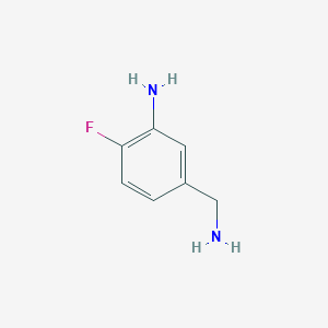 molecular formula C7H9FN2 B3032243 3-Amino-4-fluorobenzylamine CAS No. 1314909-17-5