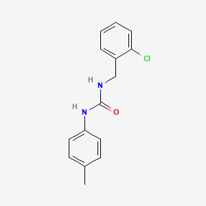 molecular formula C15H15ClN2O B3032288 Urea, N-[(2-chlorophenyl)methyl]-N'-(4-methylphenyl)- CAS No. 138111-35-0