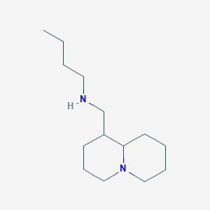 molecular formula C14H28N2 B3032290 BUTYL(OCTAHYDRO-1H-QUINOLIZIN-1-YLMETHYL)AMINE CAS No. 1383626-32-1