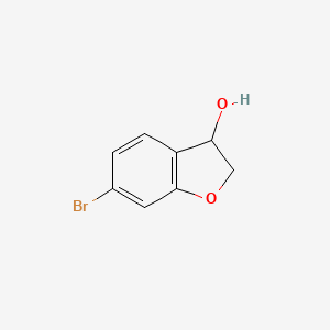 molecular formula C8H7BrO2 B3032302 6-Bromo-2,3-dihydrobenzofuran-3-OL CAS No. 1392072-52-4