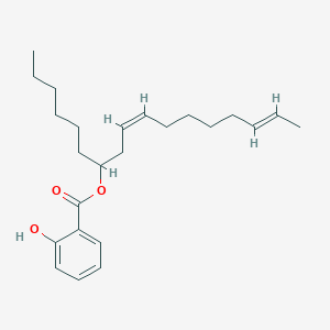 molecular formula C24H36O3 B3032312 Benzoic acid, 2-(8,11-heptadecadienyl)-6-hydroxy-, (Z,Z)- CAS No. 141545-69-9