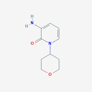 3-Amino-1-(oxan-4-yl)-1,2-dihydropyridin-2-one