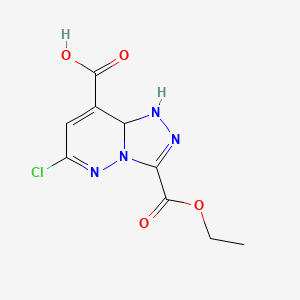 6-Chloro-3-(ethoxycarbonyl)-1,8A-dihydro-[1,2,4]triazolo[4,3-B]pyridazine-8-carboxylic acid