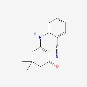 Benzonitrile, 2-((5,5-dimethyl-3-oxo-1-cyclohexen-1-yl)amino)-