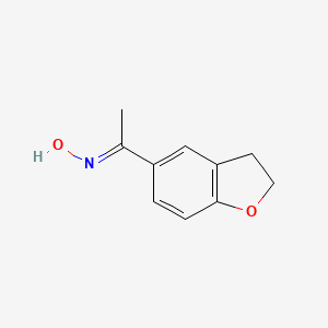 N-[1-(2,3-dihydro-1-benzofuran-5-yl)ethylidene]hydroxylamine