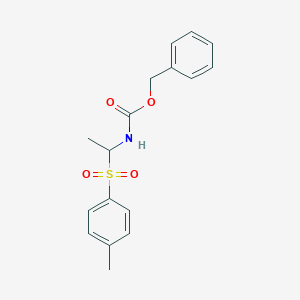benzyl N-{1-[(4-methylphenyl)sulfonyl]ethyl}carbamate