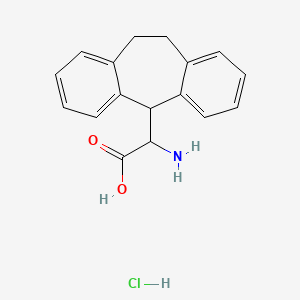 2-Amino-2-(10,11-dihydro-5H-dibenzo[a,d][7]annulen-5-yl)acetic acid hydrochloride