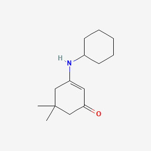 molecular formula C14H23NO B3032367 3-(Cyclohexylamino)-5,5-dimethylcyclohex-2-en-1-one CAS No. 1500-76-1