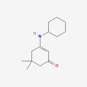 3-(Cyclohexylamino)-5,5-dimethylcyclohex-2-en-1-one
