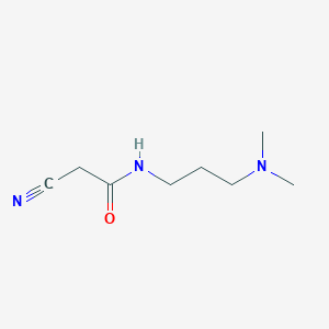 2-cyano-N-[3-(dimethylamino)propyl]acetamide