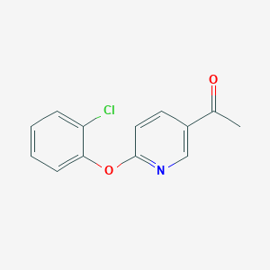 1-(6-(2-Chlorophenoxy)pyridin-3-yl)ethanone