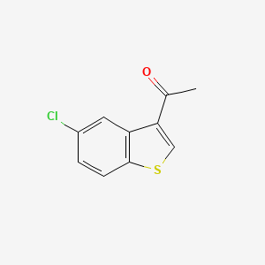 molecular formula C10H7ClOS B3032399 1-(5-Chlorobenzo[b]thiophen-3-yl)ethanone CAS No. 16296-90-5