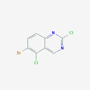 molecular formula C8H3BrCl2N2 B3032411 6-Bromo-2,5-dichloroquinazoline CAS No. 1644663-98-8