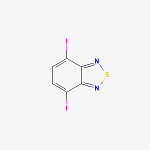 molecular formula C6H2I2N2S B3032413 4,7-diiodobenzo[c][1,2,5]thiadiazole CAS No. 167281-18-7