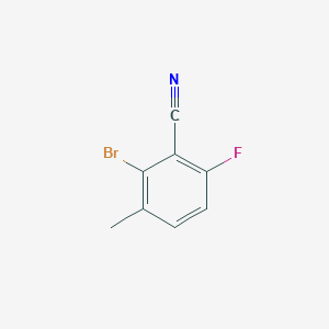 molecular formula C8H5BrFN B3032427 2-Bromo-6-fluoro-3-methylbenzonitrile CAS No. 1715912-73-4
