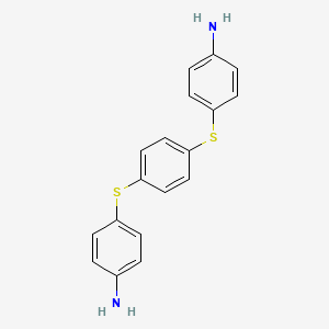 molecular formula C18H16N2S2 B3032430 Benzenamine, 4,4'-[1,4-phenylenebis(thio)]bis- CAS No. 17619-11-3