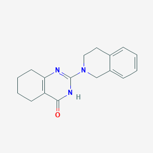 2-(3,4-dihydroisoquinolin-2(1H)-yl)-5,6,7,8-tetrahydroquinazolin-4(3H)-one