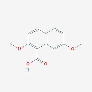 1-Naphthalenecarboxylic acid, 2,7-dimethoxy-