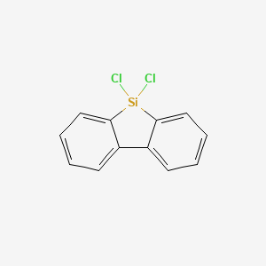 molecular formula C12H8Cl2Si B3032440 9,9-Dichloro-9-silafluorene CAS No. 18030-58-5