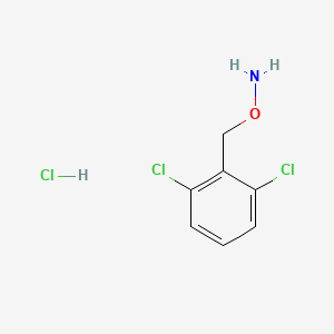 molecular formula C7H8Cl3NO B3032457 o-(2,6-Dichlorobenzyl)hydroxylamine hydrochloride CAS No. 1885-52-5