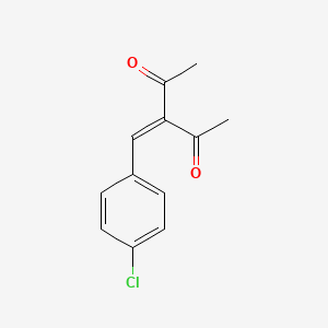 molecular formula C12H11ClO2 B3032463 3-(4-Chlorobenzylidene)pentane-2,4-dione CAS No. 19411-75-7