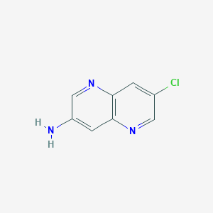 molecular formula C8H6ClN3 B3032498 7-Chloro-1,5-naphthyridin-3-amine CAS No. 2007920-59-2