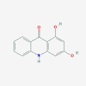 molecular formula C13H9NO3 B3032500 1,3-二羟基-10H-吖啶-9-酮 CAS No. 20324-10-1