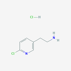 molecular formula C7H10Cl2N2 B3032502 2-(6-Chloropyridin-3-yl)ethanamine HCl CAS No. 2055839-94-4