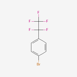 molecular formula C8H4BrF5 B3032505 1-Bromo-4-(pentafluoroethyl)benzene CAS No. 206560-66-9