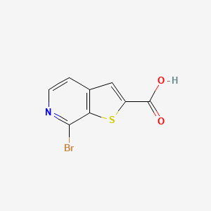 molecular formula C8H4BrNO2S B3032511 7-Bromothieno[2,3-c]pyridine-2-carboxylic acid CAS No. 2089325-75-5