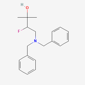 4-(Dibenzylamino)-3-fluoro-2-methyl-2-butanol