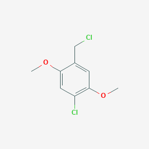 molecular formula C9H10Cl2O2 B3032524 1-Chloro-4-(chloromethyl)-2,5-dimethoxybenzene CAS No. 21112-39-0