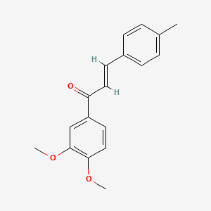 (2E)-1-(3,4-dimethoxyphenyl)-3-(4-methylphenyl)prop-2-en-1-one