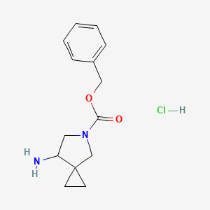 Benzyl 7-amino-5-azaspiro[2.4]heptane-5-carboxylate hydrochloride